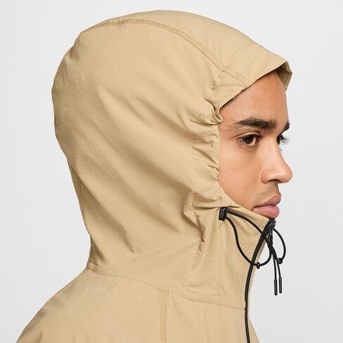 Nike Tech Men's Woven Jacket (Parachute Beige/Parachute Beige/Black, HM7151-297) Size Small in Saudi Arabia