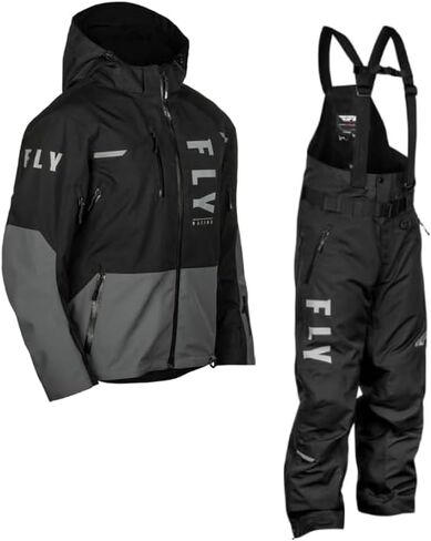 Fly Racing Carbon Set – Men’s Snowmobile Suit with Hydraguard Pro, Waterproof Jacket & Bibs, Reflective Shell Snow Gear in Saudi Arabia