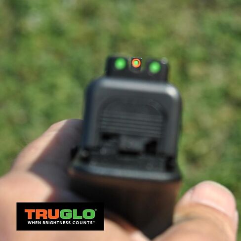 Truglo TFX PRO مسدس البصر، متوهجة مقاومة للصدمات التريتيوم والألياف البصرية للرؤية الليلية للمسدسات، مدمجة، متينة، وخالية من العوائق in Kuwait