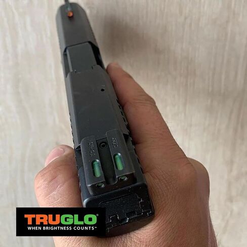 Truglo TFX PRO مسدس البصر، متوهجة مقاومة للصدمات التريتيوم والألياف البصرية للرؤية الليلية للمسدسات، مدمجة، متينة، وخالية من العوائق in Kuwait