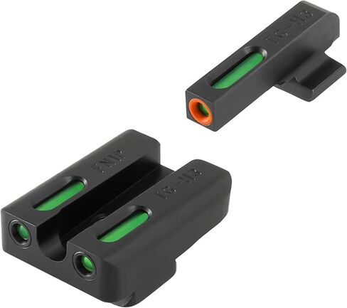 Truglo TFX PRO مسدس البصر، متوهجة مقاومة للصدمات التريتيوم والألياف البصرية للرؤية الليلية للمسدسات، مدمجة، متينة، وخالية من العوائق in Kuwait