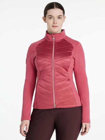 LeMieux Dynamique Jacket - Women's Lightweight Breathable Horse Riding Jacket - 2-Way Zip Pockets - Quilted Front - Slim Fit in Saudi Arabia