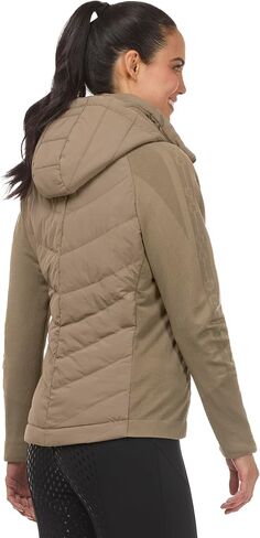 Kerrits Women's EquiTech Quilted Equestrian Jacket – Warm, Flexible, Hooded Horse Riding Jacket with Thermoreflective Liner in Saudi Arabia