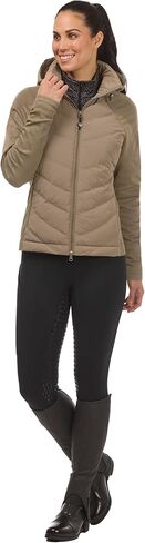 Kerrits Women's EquiTech Quilted Equestrian Jacket – Warm, Flexible, Hooded Horse Riding Jacket with Thermoreflective Liner in Saudi Arabia