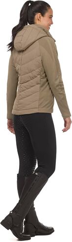 Kerrits Women's EquiTech Quilted Equestrian Jacket – Warm, Flexible, Hooded Horse Riding Jacket with Thermoreflective Liner in Saudi Arabia