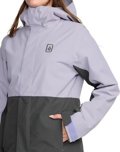 سترة Volcom النسائية Bolt المعزولة على الجليد - مقاومة للماء 10 كيلو، Eqs Fit، Zip Tech® in Kuwait