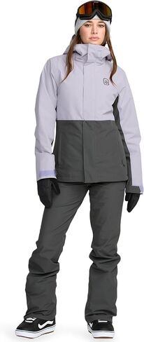 سترة Volcom النسائية Bolt المعزولة على الجليد - مقاومة للماء 10 كيلو، Eqs Fit، Zip Tech® in Kuwait