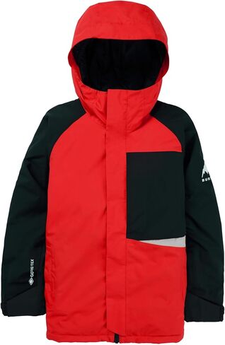 Burton Kids' Powline GORE-TEX 2L Jacket, Flame Scarlet/True Black, X-Small in Saudi Arabia