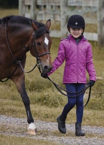 سترة بيثاني للفروسية للأطفال من Dover Saddlery Riding Sport - باتون روج - مقاس كبير in Saudi Arabia