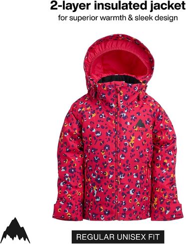 Burton Toddlers’ Hillslope 2-Layer Insulated Jacket – Waterproof Winter Coat with Room to Grow System – Wildcat Floral, 5 in Saudi Arabia