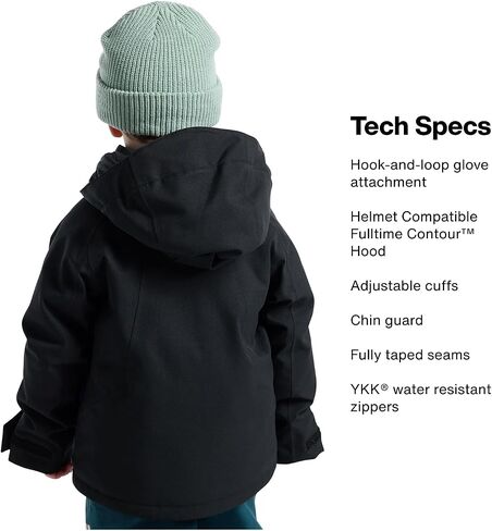 Burton Toddlers’ Hillslope 2-Layer Insulated Jacket – Waterproof Winter Coat with Room to Grow System – Wildcat Floral, 5 in Saudi Arabia