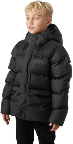 Helly-Hansen Junior Specter Puffy Jacket, 990 Black, 12 in Saudi Arabia
