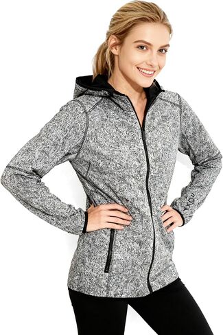 Roxy womens Knit Jersey Bonded Fleece Jacket – Full Zip, Soft Interior, Adjustable Hem in Saudi Arabia