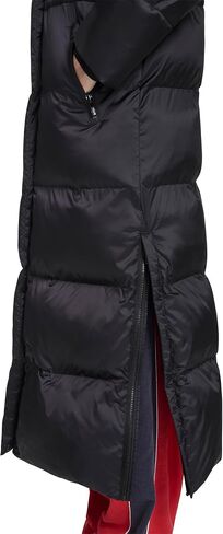 Champion womens Cinch Waist Long Hooded Puffer in Saudi Arabia