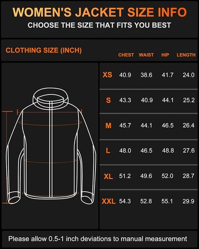 Heated Jackets for Women with Battery Pack Included, Softshell Womens Heated Jacket with Adjustable＆Detachable Hood in Saudi Arabia