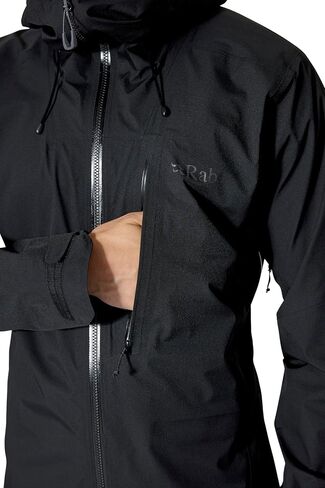 Rab Men's Firewall Alpine Jacket - Ultralight Waterproof Hooded Coat for Climbing & Hiking in Saudi Arabia