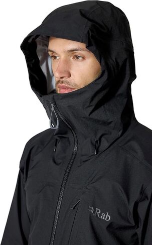 Rab Men's Firewall Alpine Jacket - Ultralight Waterproof Hooded Coat for Climbing & Hiking in Saudi Arabia