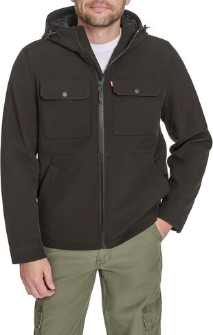 Levi's mens Ripstop Softshell Jacket With Hood in Saudi Arabia