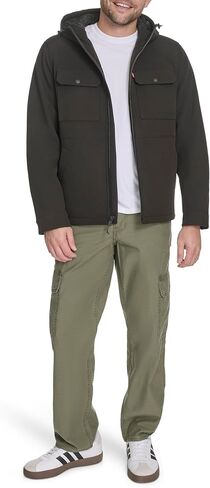 Levi's mens Ripstop Softshell Jacket With Hood in Saudi Arabia