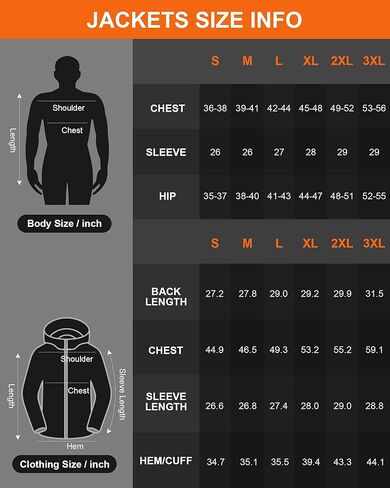 سترة مُدفأة للرجال والنساء، معطف شتوي أسود مع حزمة Bαtterγ، معطف مُدفأ مكون من 15 منطقة تدفئة in Kuwait