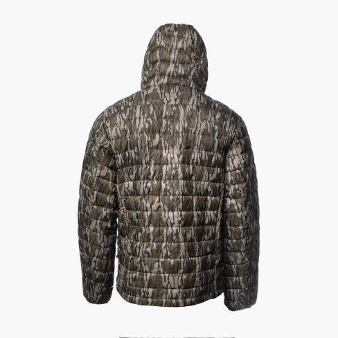 سترة Gator Waders الرجالية الركامية - منتفخ صيد خفيف الوزن معزول ومقاوم للرياح مع غطاء للرأس - مُصنف للطقس البارد من 0 إلى 45 درجة فهرنهايت in Kuwait