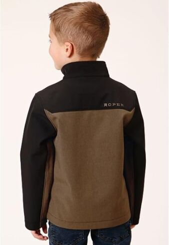 للأولاد BR BLACK COMBO SOFT SHELL TECH JACKET in Saudi Arabia