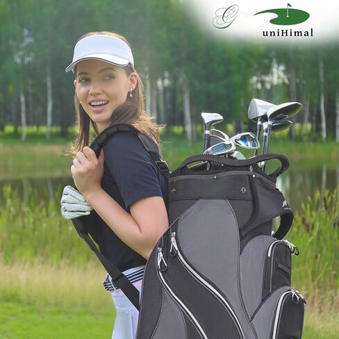 Golf Cart Bag with 14-Way Divider Top, Ample Storage Space, Men's Golf Bag with Handles and Umbrella Holder in Saudi Arabia