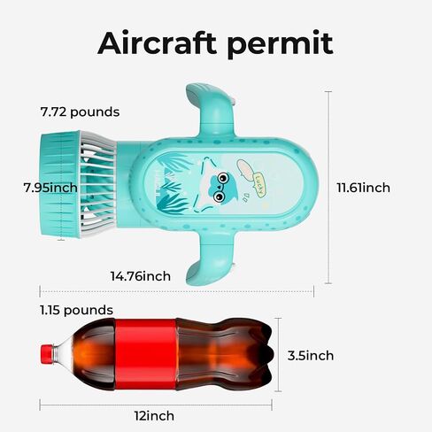 Underwater Scooter for Family Fun Time, Long Battery Life Sea Scooter for Swimming & Snorkeling, 2 Speed Modes Pool Scooter for Playing in The Pool & Water Park in Saudi Arabia