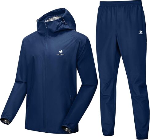 HOTSUIT Sauna Suit for Men Weight Loss Sweat Suit Boxing Exercise Sweat Sauna Jacket Pants in Saudi Arabia