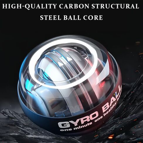 Wrist Ball Exerciser – 2026 Auto-Start Gyro Hand Trainer for Grip Strength, Finger & Arm Muscle Workout, Joint Relief & Wrist Rehabilitation in Saudi Arabia