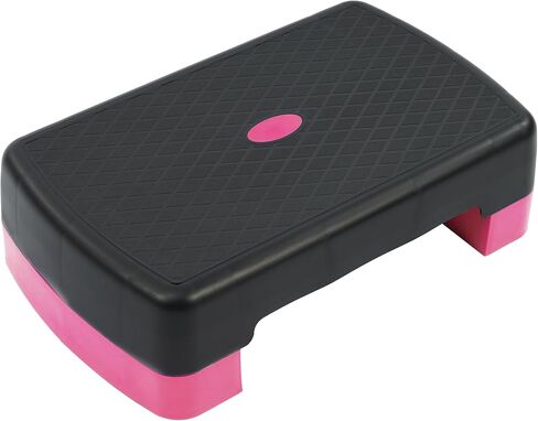 Fitvids 18" Workout Aerobic Stepper Step Platform with 2 Risers, Multiple Colors in Saudi Arabia