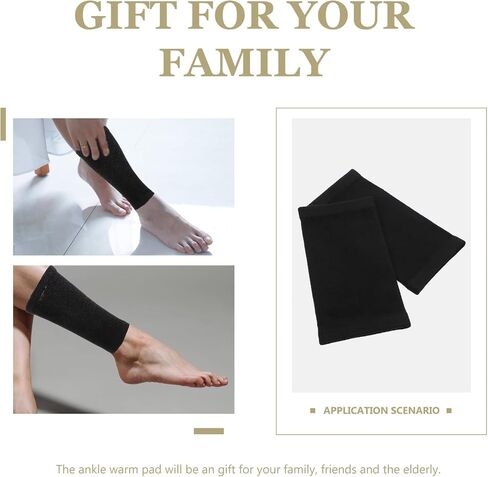 Ciieeo 2pcs Ankle Protector Sleeve for Warmth and Support Compression Ankle Cover for Fitness Lightweight and Design for Active Lifestyles for Sprains and Cold Weather in Saudi Arabia