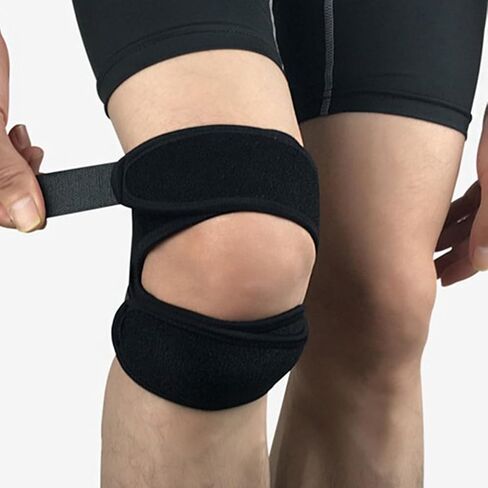 Adjustable Knee Support Strap with Silicone Pad - Patellar Tendon Support Band in Saudi Arabia