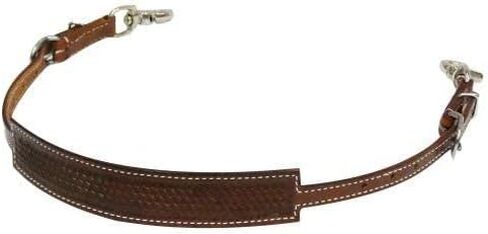 Showman Basketweave Tooled Medium Oil Leather Wither Strap in Saudi Arabia