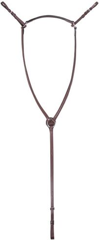 Schneiders Pinnacle Fancy Stitch Breastplate | Size Full Size | Color Chestnut | Enhances Saddle Stability | Handcrafted from Full Grain European Leather | Fancy Stitched | Fully Adjustable in Saudi Arabia
