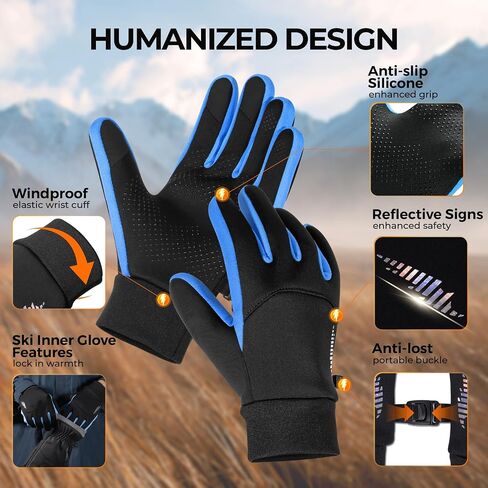 rivmount Kids Warm Winter Gloves Touchscreen Waterproof Cycling Running Skiing in Outdoor Cold Weather for Boy Girl in Saudi Arabia