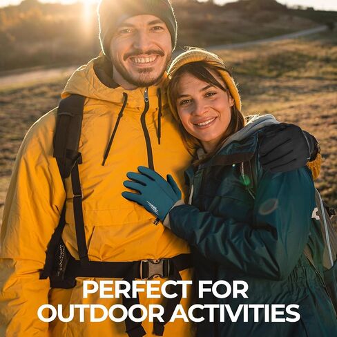 rivmount Winter Gloves Women Men for Cold Weather, Running Driving Cycling, Water-Resistant & Touch Screen, Snow Ski Gloves Liner, Warm Glove for Daily Work & Sports Outdoor in Saudi Arabia
