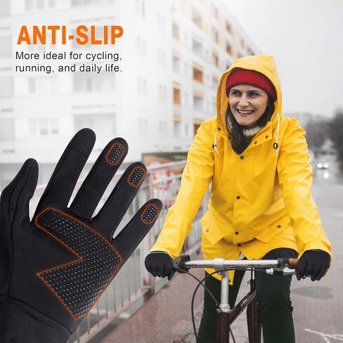 Winter Gloves for Men Women - Windproof,Anti-Slip,Warm,Soft,Touch Screen,Splash Proof Gloves for Driving,Running in Saudi Arabia