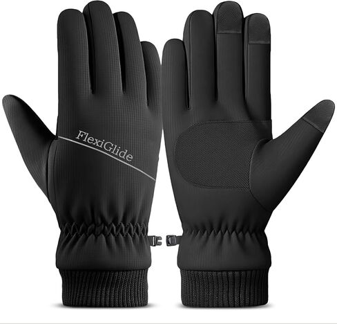 Winter Waterproof Ski Gloves Men Women, Snow Warm Cycling Cold Weather, Driving Biking Running in Saudi Arabia