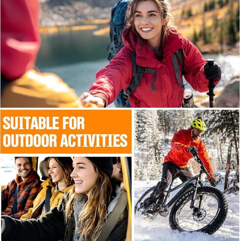 Winter Waterproof Ski Gloves Men Women, Snow Warm Cycling Cold Weather, Driving Biking Running in Saudi Arabia