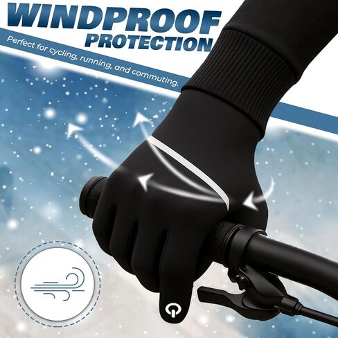 WESTWOOD FOX Kids Winter Thermal Gloves Touch Screen Anti-Slip Children Thickend Warm Windproof Cycling Gloves for Boys & Girls 6-12 for Running Outdoor Football Sports in Kuwait