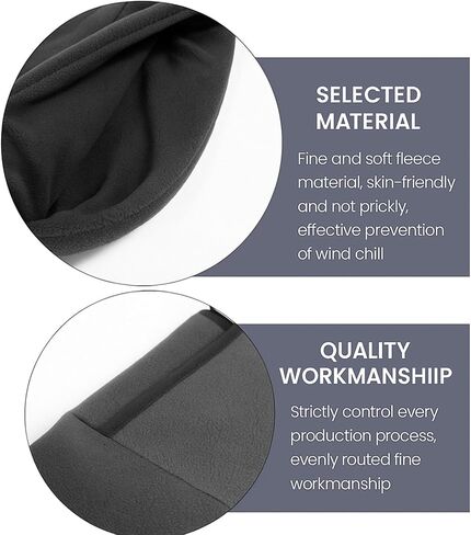 3-in-1 Unisex Outdoor Warm Hat Neckband Mask Thick Windproof Thermal Beanie for Skiing,Cycling Hiking,Helmet-Compatible in Saudi Arabia