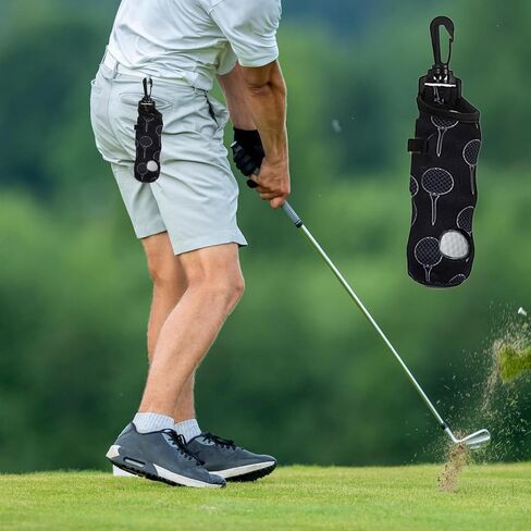 Golf Bag with Hook,Golf Bag Portable Organizer,Golf Accessories（Black） in Saudi Arabia