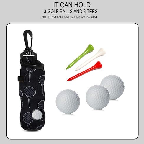 Golf Bag with Hook,Golf Bag Portable Organizer,Golf Accessories（Black） in Saudi Arabia