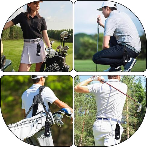 Golf Bag with Hook,Golf Bag Portable Organizer,Golf Accessories（Black） in Saudi Arabia