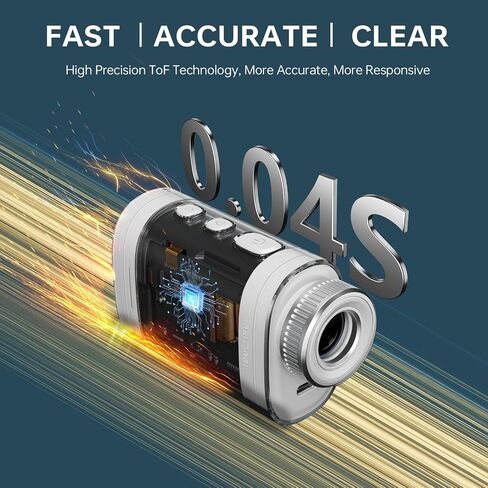 Golf Range Finder C2, 0.02s High Precision Flag Lock with Pulse Vibration, Stylish Golf Rangefinder with Slope,Triangulation Mode,6X Magnification Golf Rangefinder, Rechargeable,Golf Gifts in Saudi Arabia
