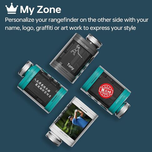 Golf Range Finder C2, 0.02s High Precision Flag Lock with Pulse Vibration, Stylish Golf Rangefinder with Slope,Triangulation Mode,6X Magnification Golf Rangefinder, Rechargeable,Golf Gifts in Saudi Arabia