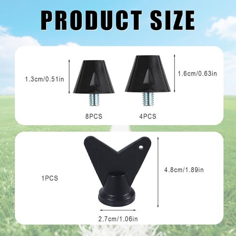 مسامير أحذية كرة القدم، مسامير بديلة لأحذية كرة القدم، مسامير بديلة لأحذية كرة القدم الرجبي، براغي بديلة من البلاستيك/الحديد للأسطح الصلبة للتدريب الرياضي في الهواء الطلق in Kuwait