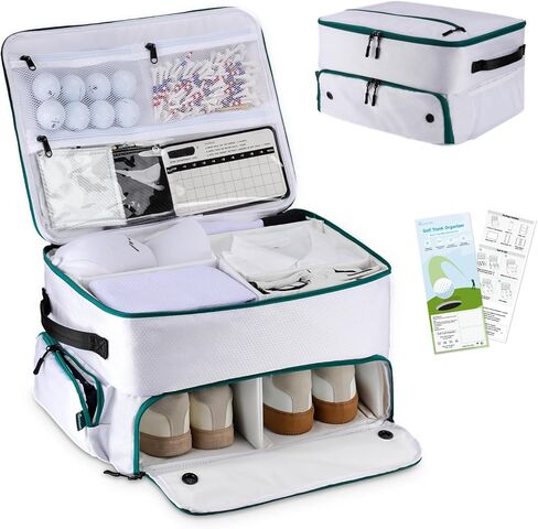 Golf Trunk Organizer, Golf Accessories for Men/Women to Storage Stuff and Gear, Cool Gifts for Golfers, Dad, Him/Her, Birthday or Father’s Day in Kuwait