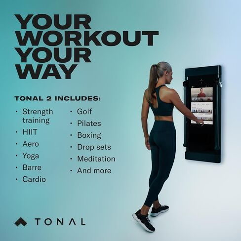 Tonal 2 | Strength Training System Including Accessory Bundle and Delivery and Install in Saudi Arabia